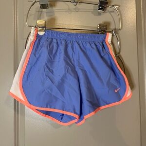 Nike Women's Blue and Pink Running Shorts